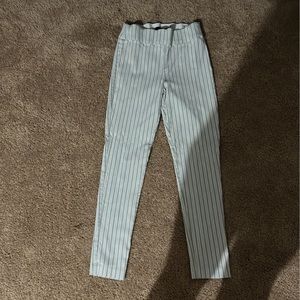 Striped dress pants